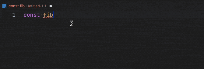 只使用 Tab 套用建議